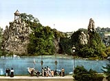 Les Buttes Chaumont, paris park, jardin photo