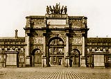 old photos of paris, Arc de Triomphe du Carrousel