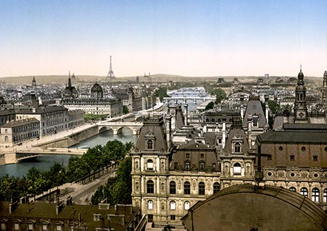 Ile de la Cite, seven bridges, Notre Dame, , paris