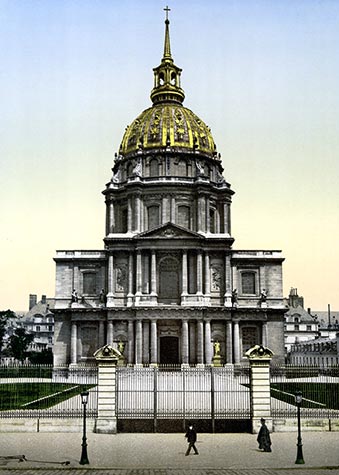 domed church, war veterans, Napoleon I, , paris