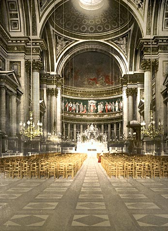 L'église de la Madeleine, Napoleon I, Neo-Classical, , paris