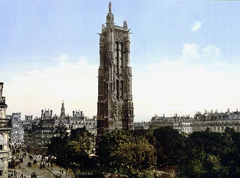 Saint-Jacques Tower, gothic, church, , paris