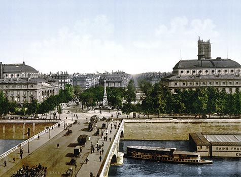 Place du Châtelet, square, Seine, , paris