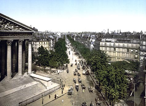 Boulevard of the Madeleine, Napoleon I, army, , paris