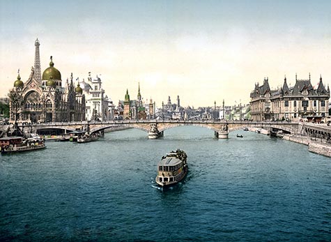 Pavilions of the Nations, bridges, River Seine, , paris