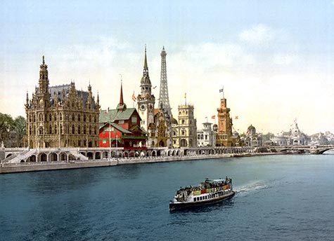 Pavilions of the Nations, bridges, River Seine, , paris