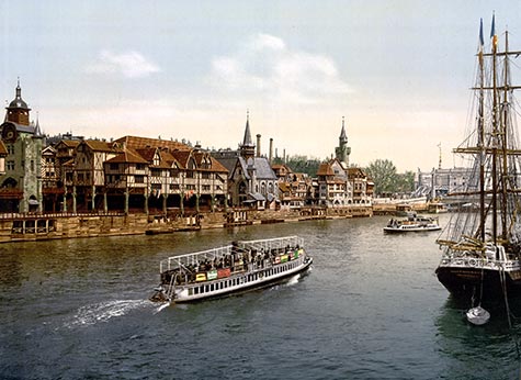 Pavilions of the Nations, bridges, River Seine, , paris