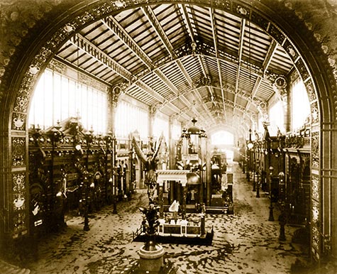 Gallery of Thirty Meters, central dome, bronze statue, st. michael, , paris