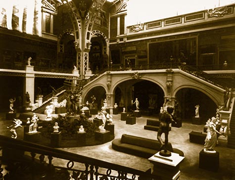 central vestibule, Palace of Fine Arts, , paris