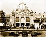 old photos of paris, Palace of Fine Arts, paris 1900, antique photo