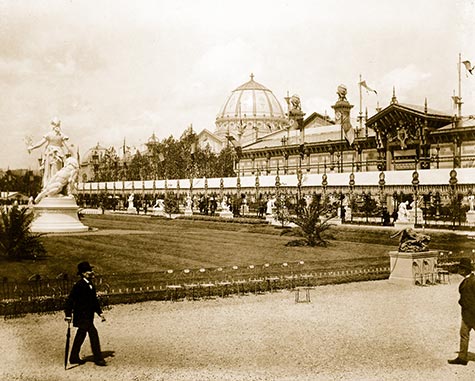 Palace of Fine Arts, Fountain Coutan, , paris