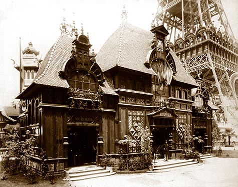 Pavilion of Nicaragua, Eiffel Tower, base, paris